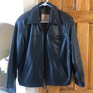 Womens genuine leather jacket